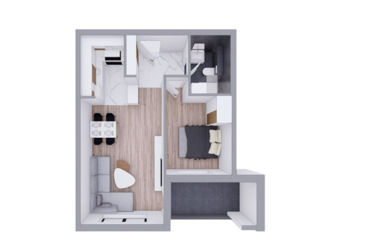 Dvosoban stan na prodaju Paprikovac - 43 m², novogradnja