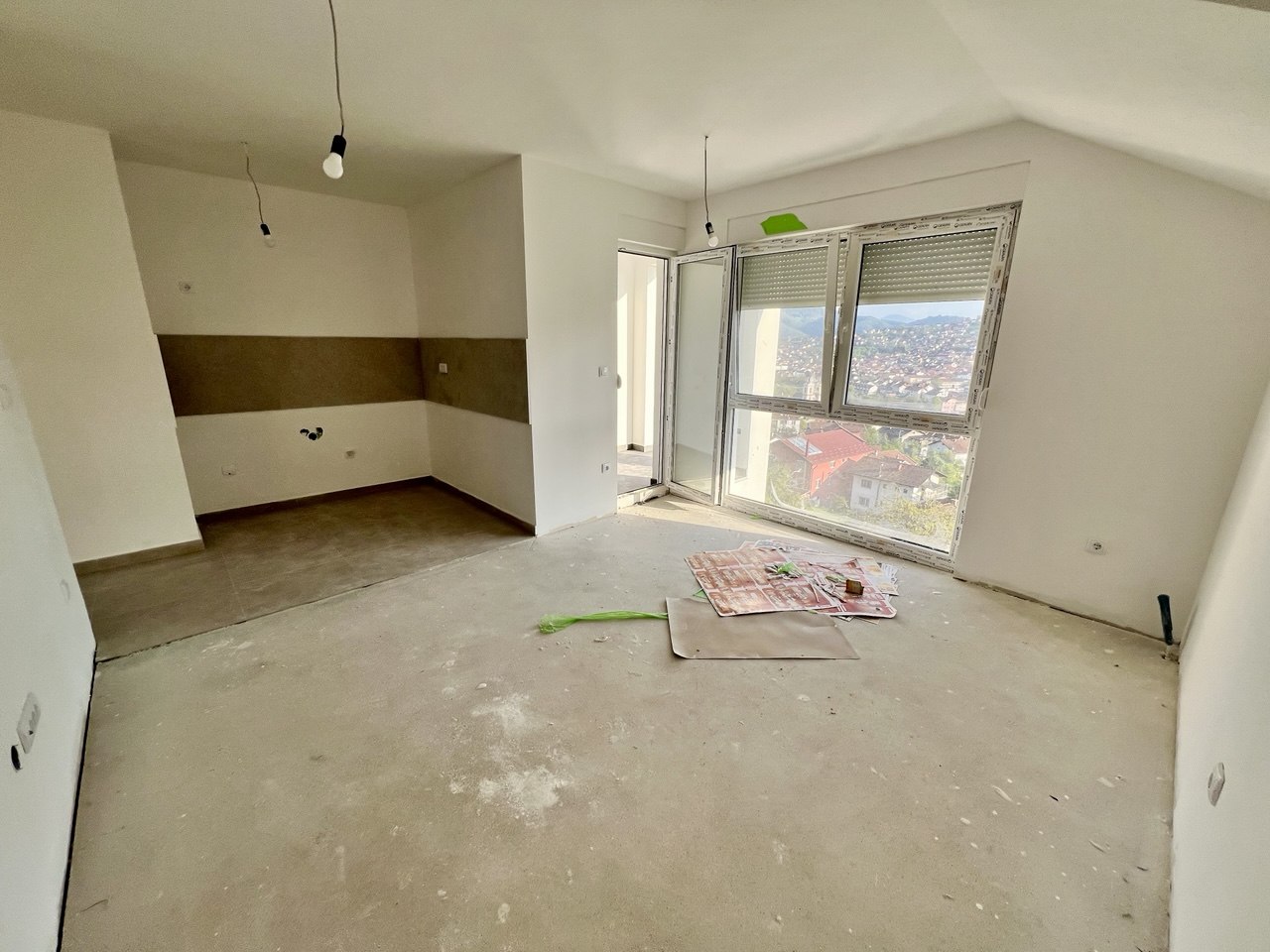 Uknjizen nov dvosoban stan 41m² Lauš Banja Luka