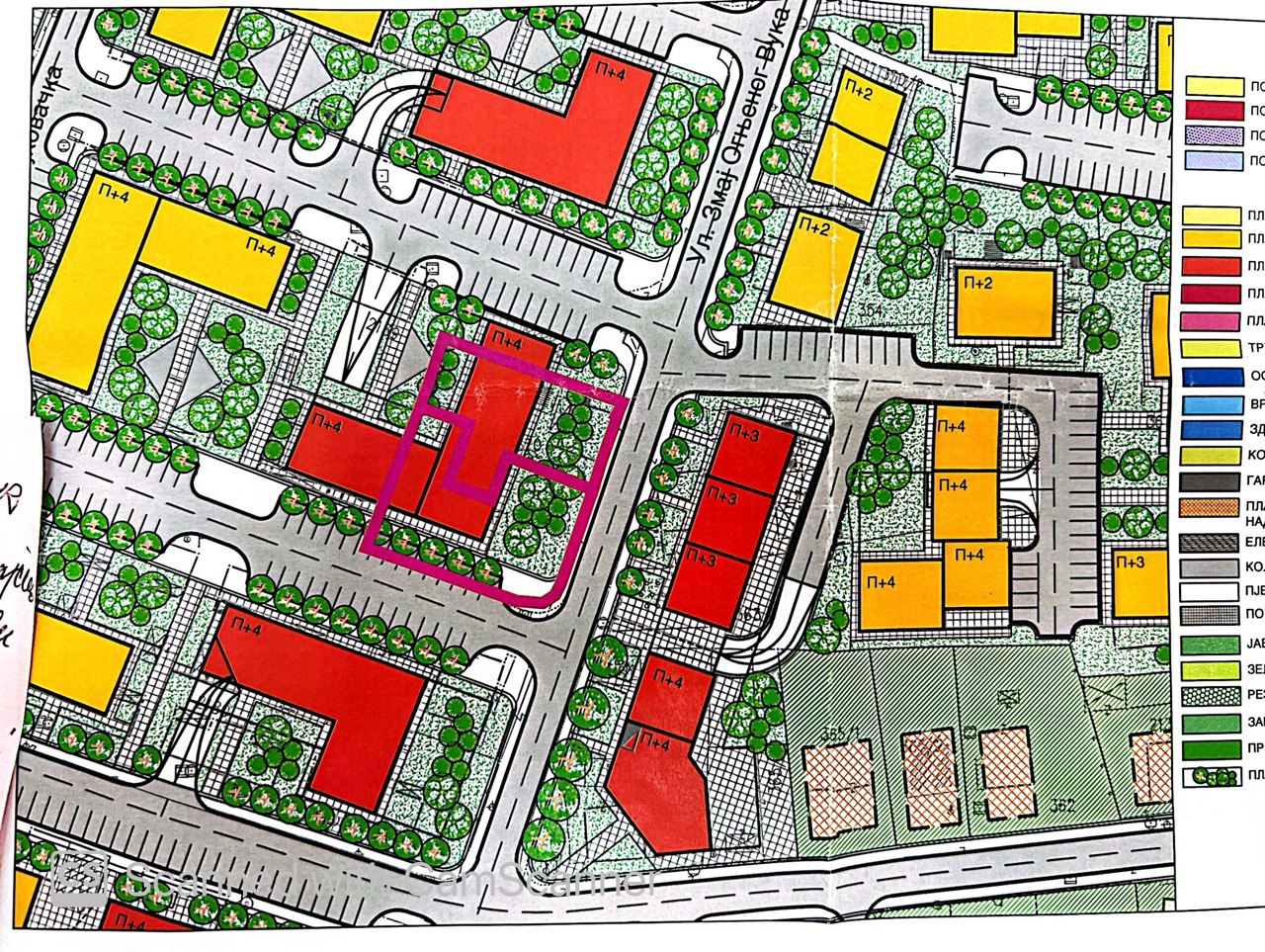 Gradjevinska parcela za zgradu Budzak