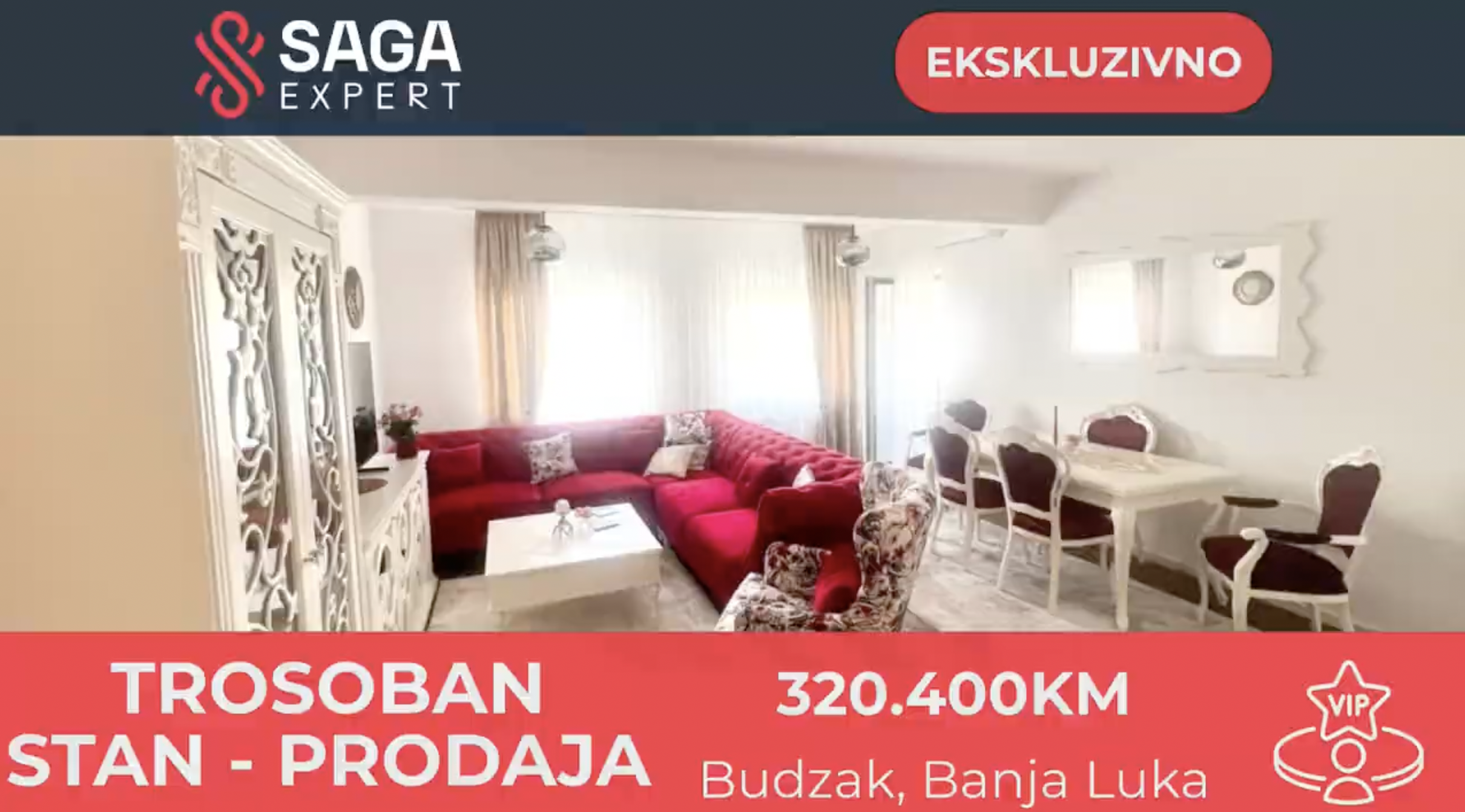 Prodaja trosoban stan Budzak Obilicevo Banja Luka