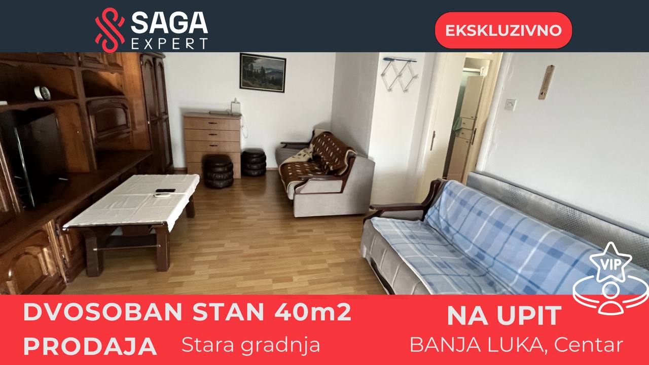 Manji dvosoban stan u prodaji centar Banja Luka
