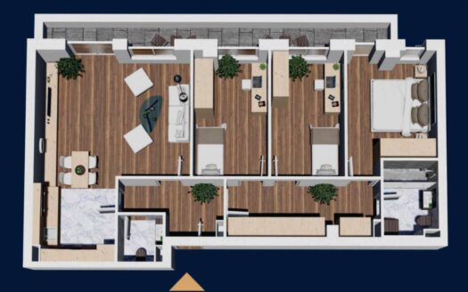 Četvorosoban useljiv stan 91m² Starčevica